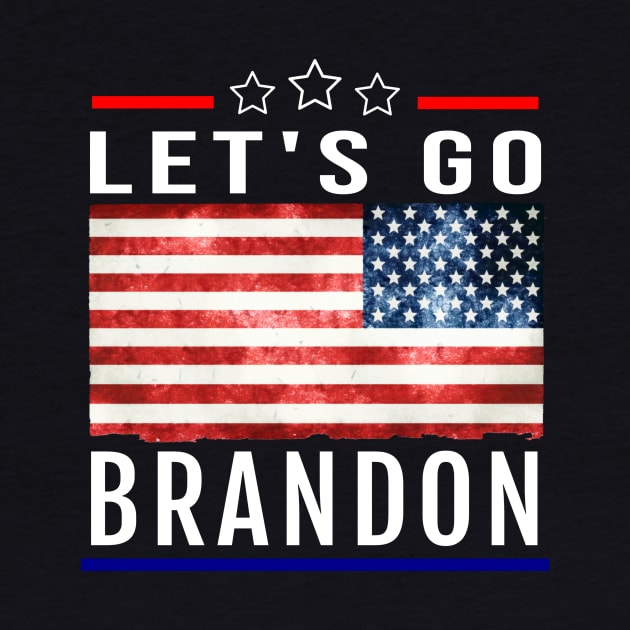 Let's Go Brandon Us flag by Adel dza